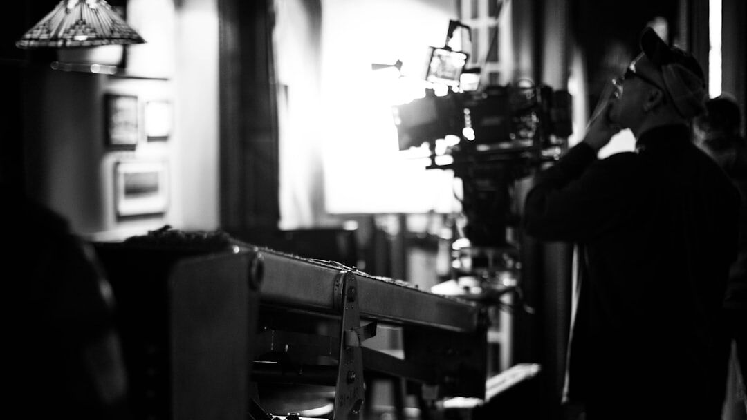 actors on movie set