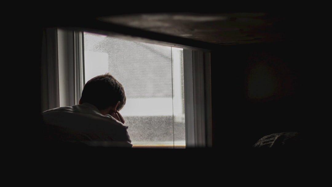 person reflecting alone