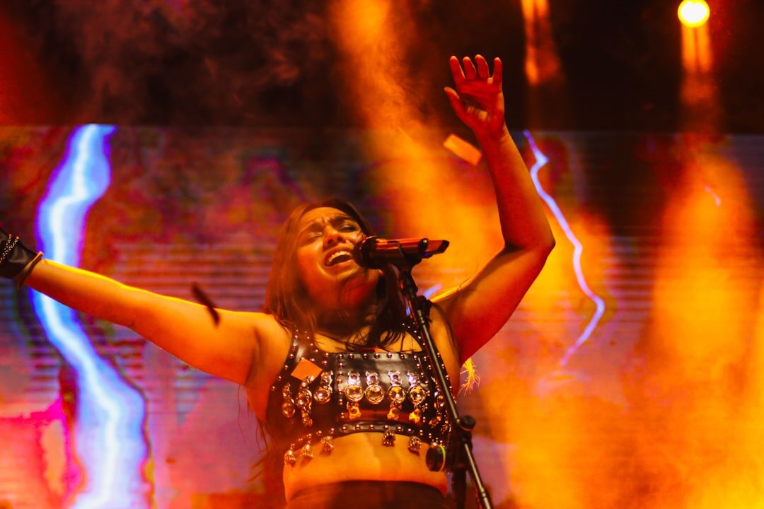 shakira performing on stage